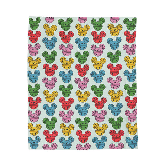 Jingle All The Way Velveteen Blanket