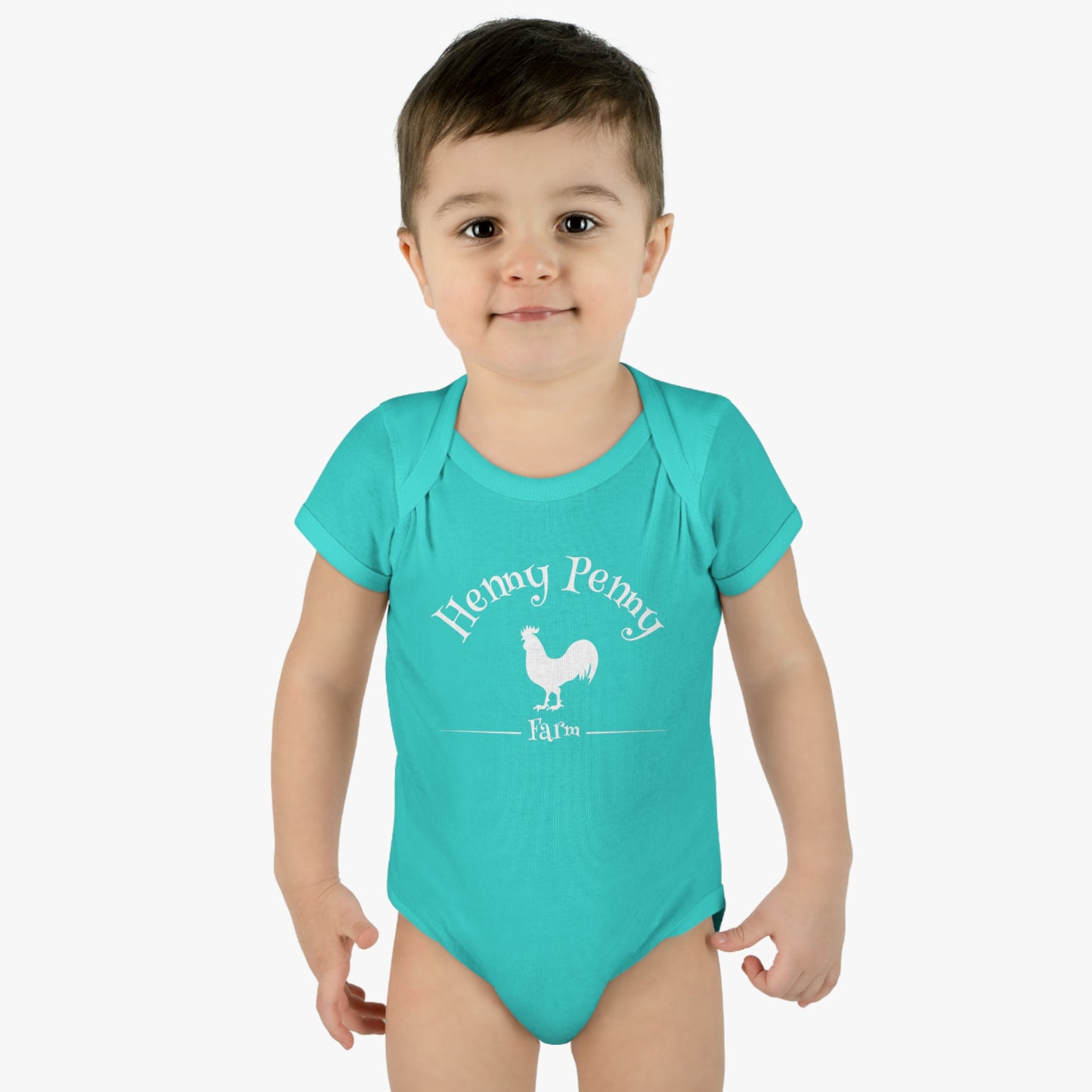 Henny Penny Farm Baby Onesie