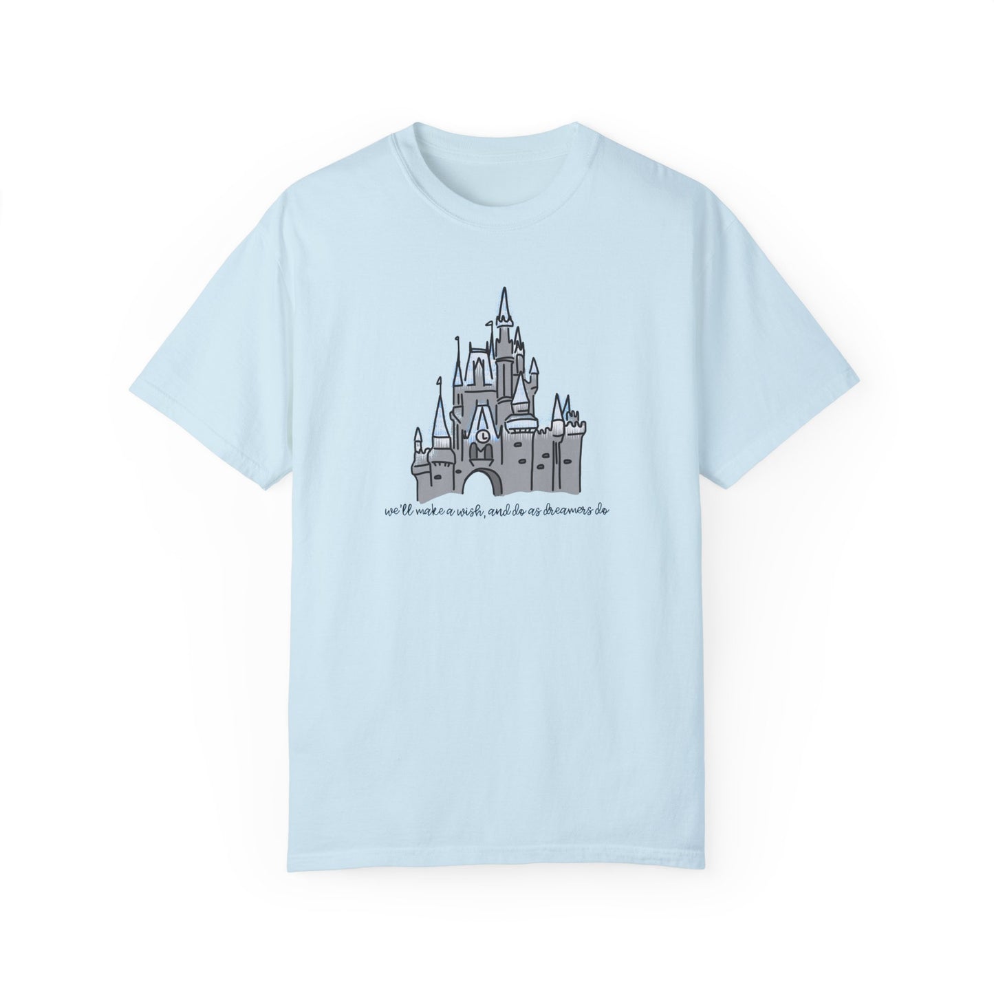 Dream Lights Castle Comfort Colors Tee