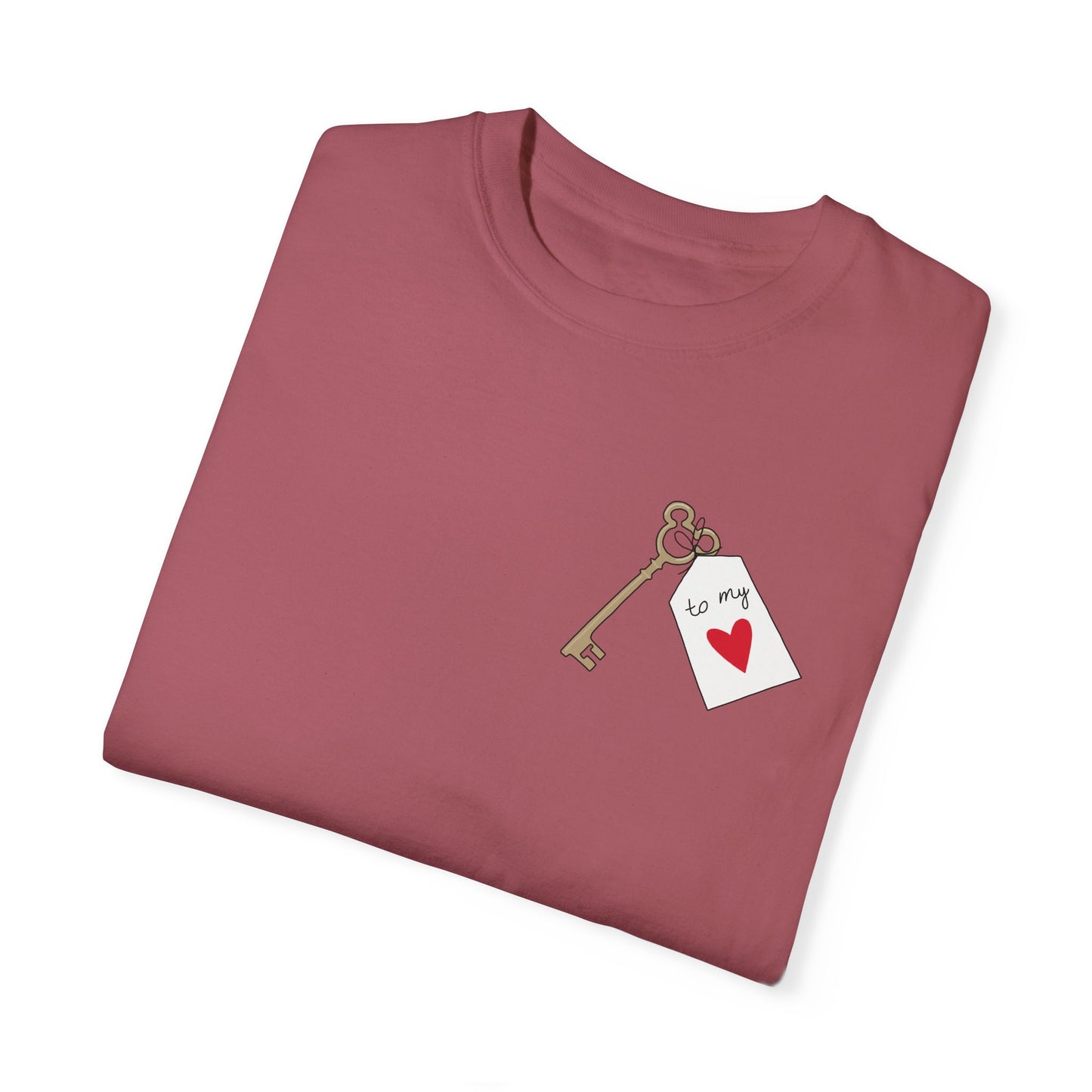 Key To My Heart Comfort Colors Tee