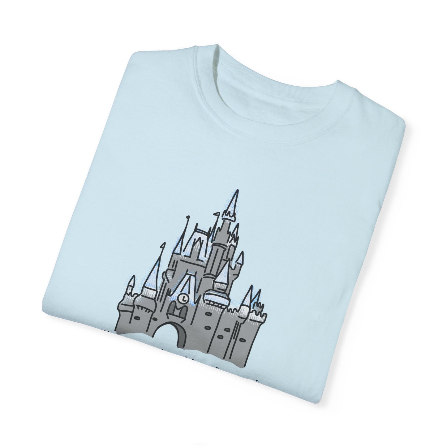 Dream Lights Castle Comfort Colors Tee