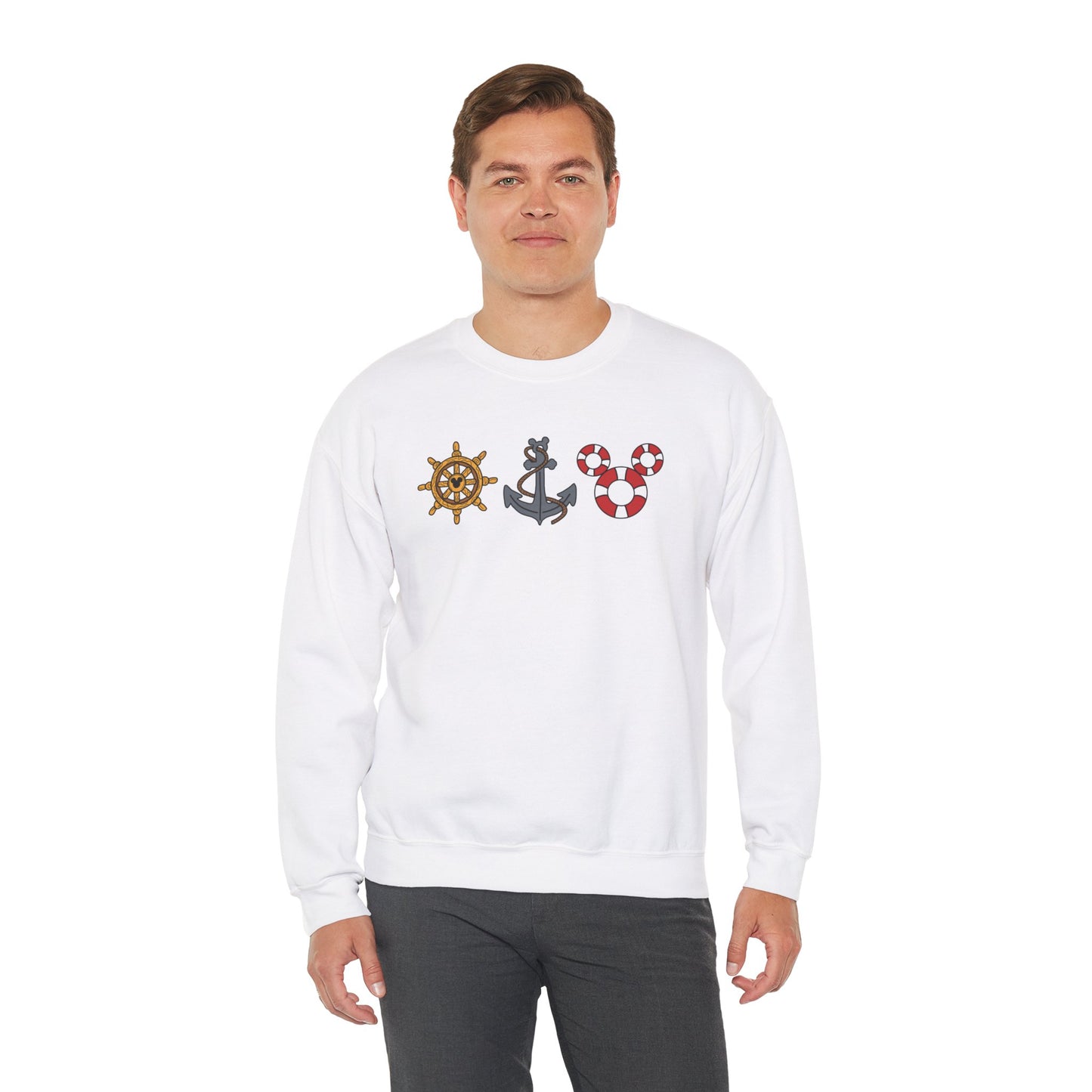Anchors Away Unisex Crewneck