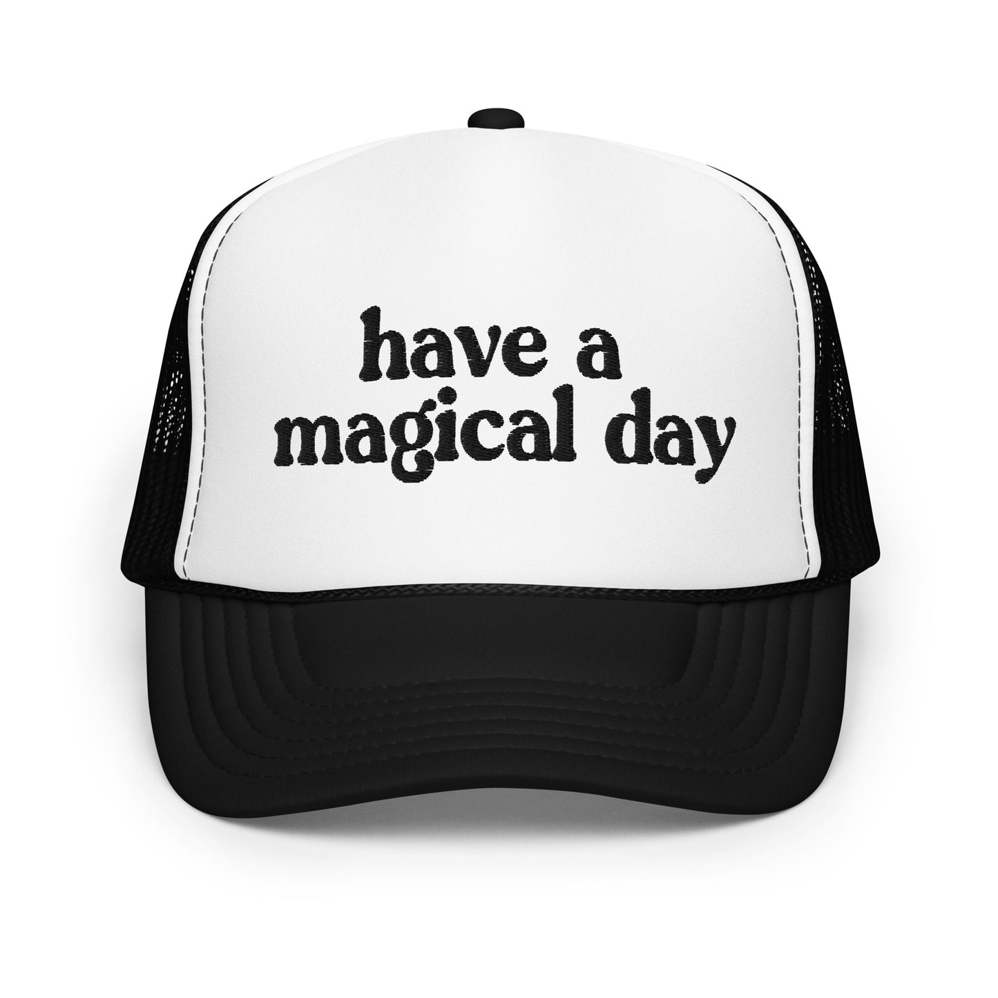 Magical Day Black Trucker Hat