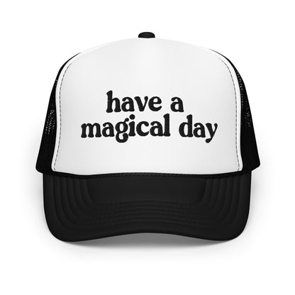 Magical Day Black Trucker Hat