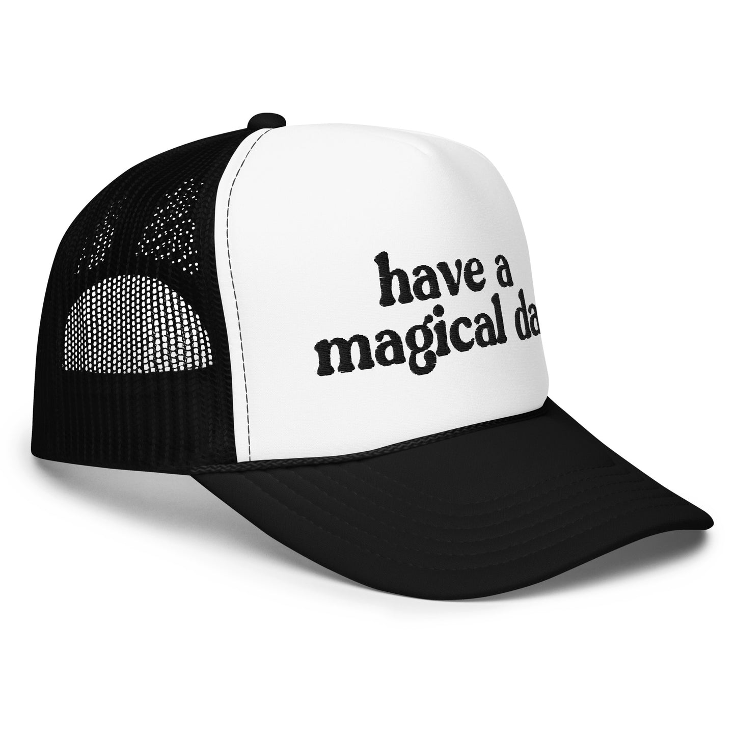 Magical Day Black Trucker Hat