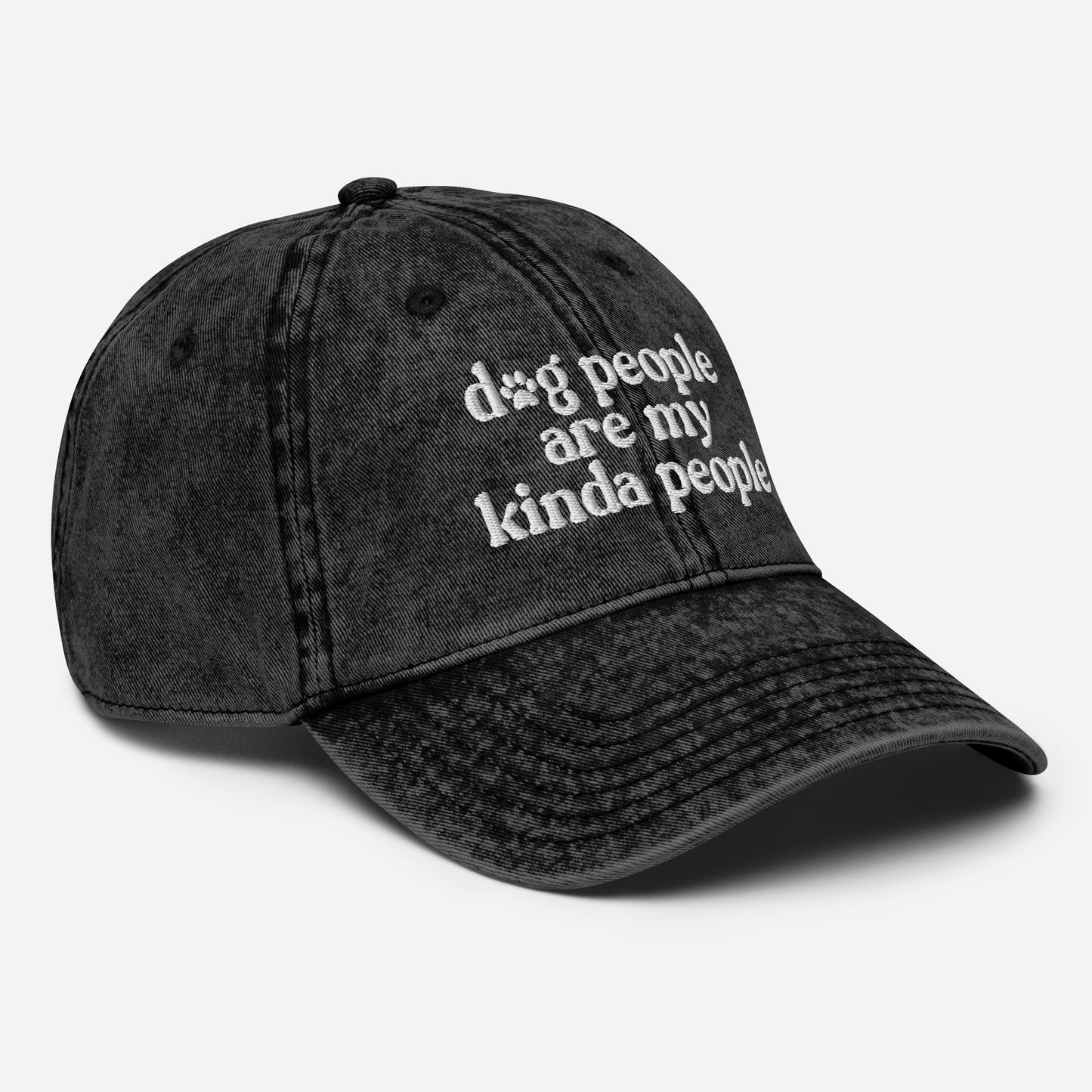 Dog People Vintage Hat