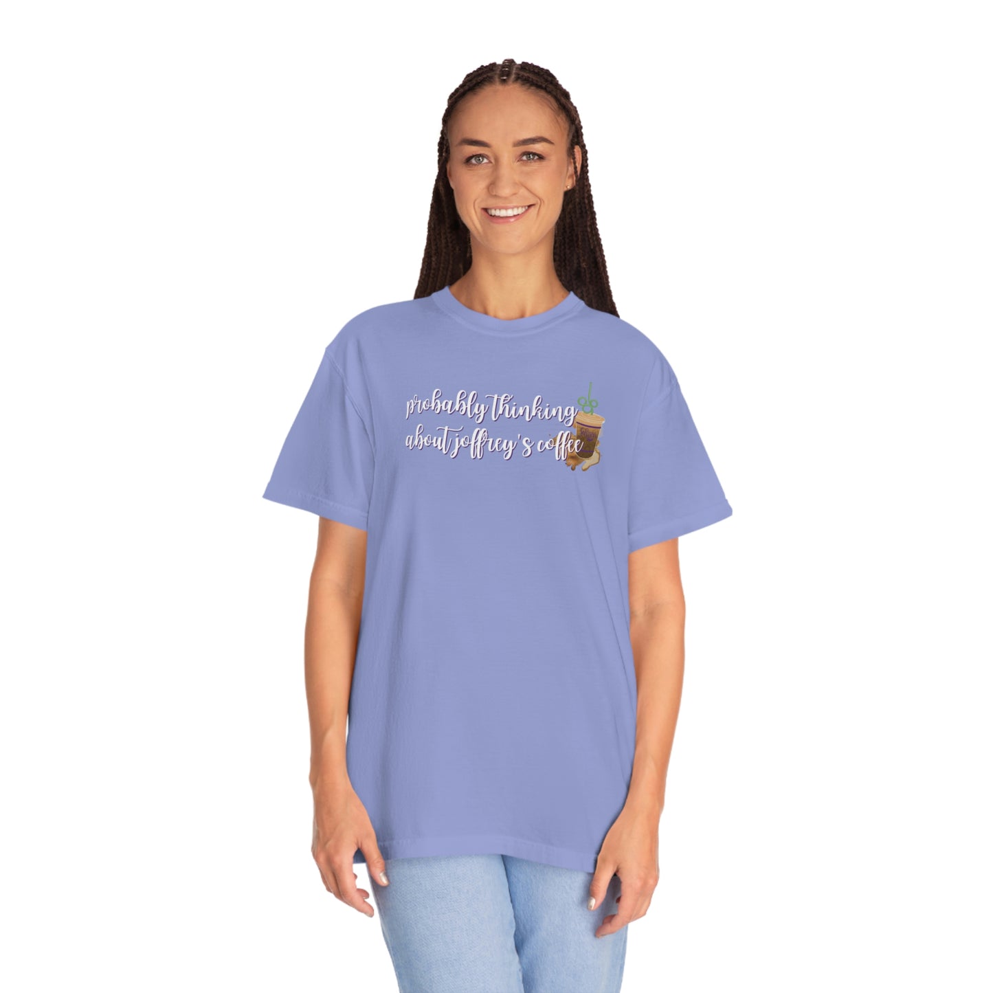 Thinking About Coffee - Comfort Colors Unisex Tee