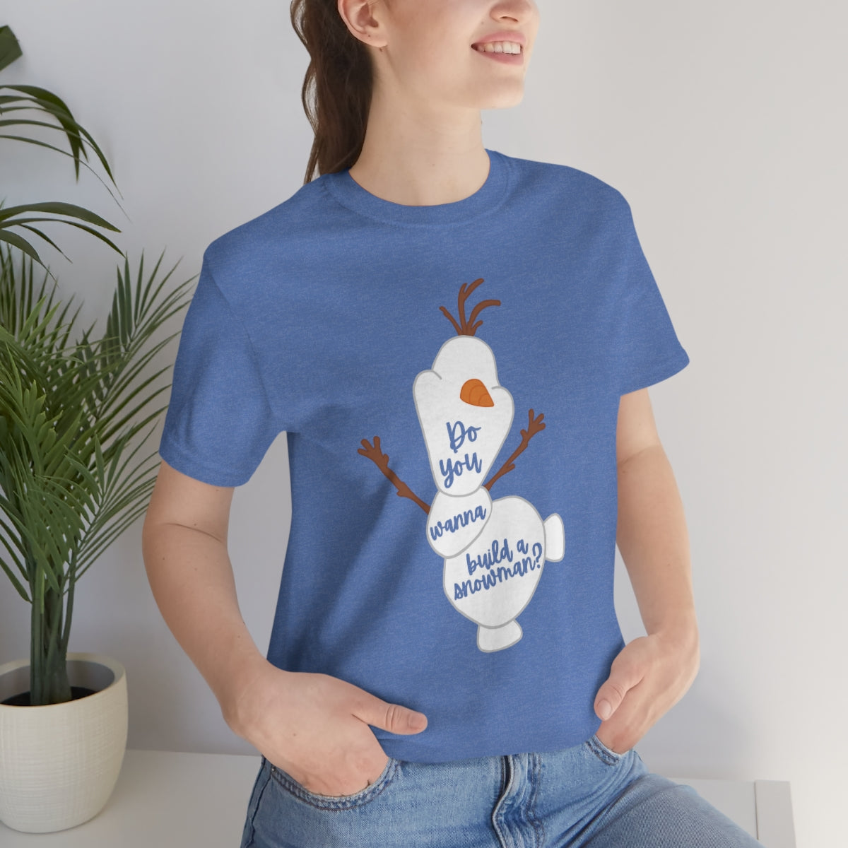 Happy Snowman Unisex Tee