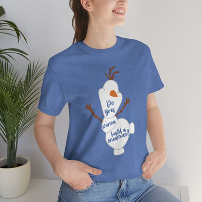 Happy Snowman Unisex Tee