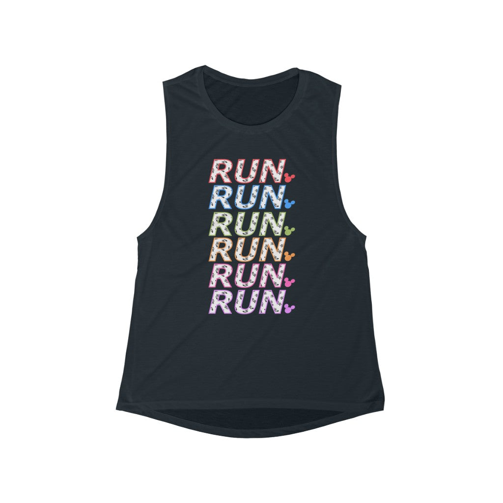 Runderful MouseWomen's Flowy Muscle Tank