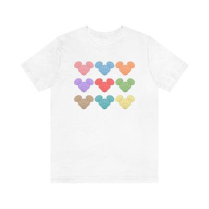 Colorful Seashells Unisex Sleeve Tee
