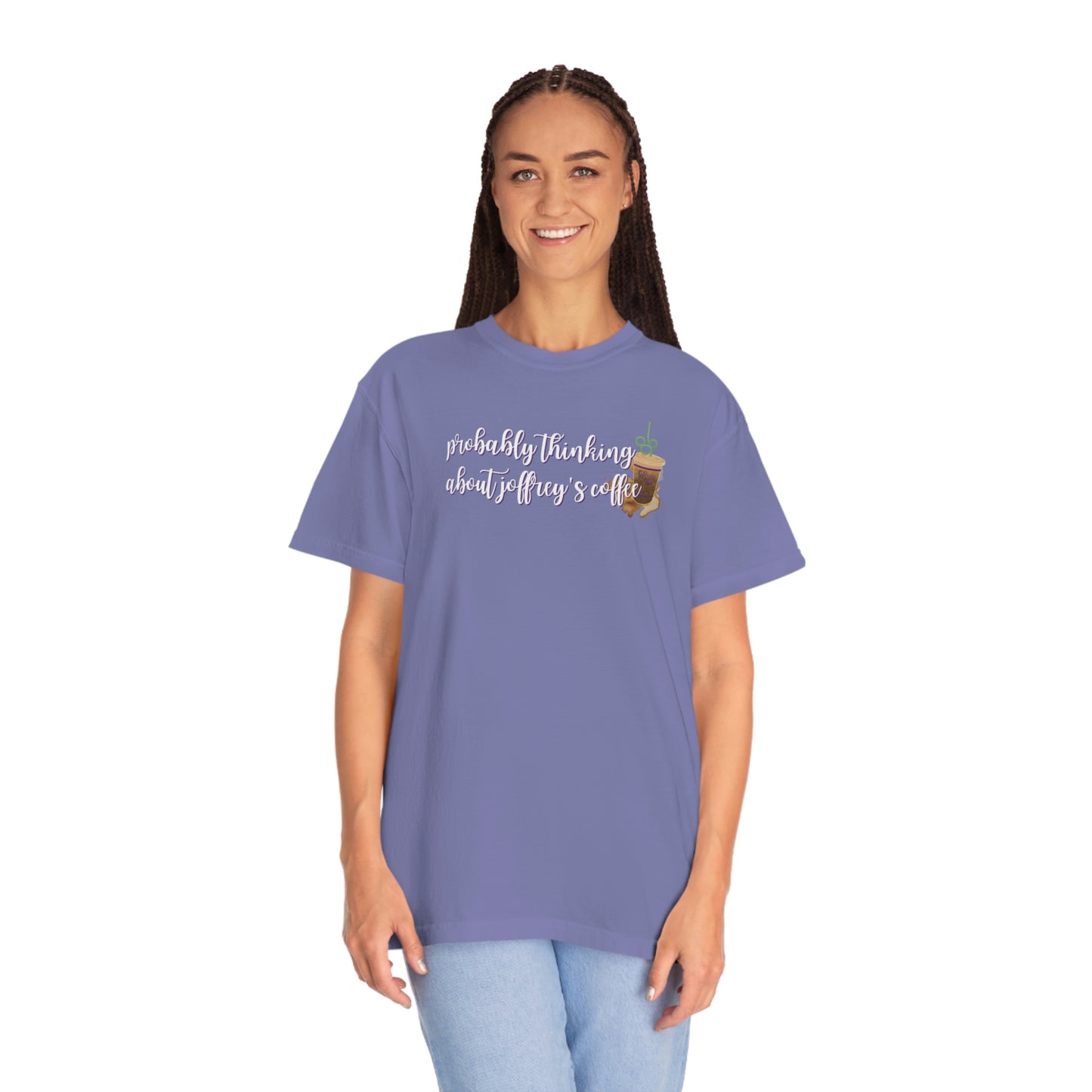 Thinking About Coffee - Comfort Colors Unisex Tee