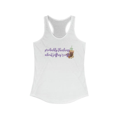 Thinking About Coffee Women's Racerback Tank