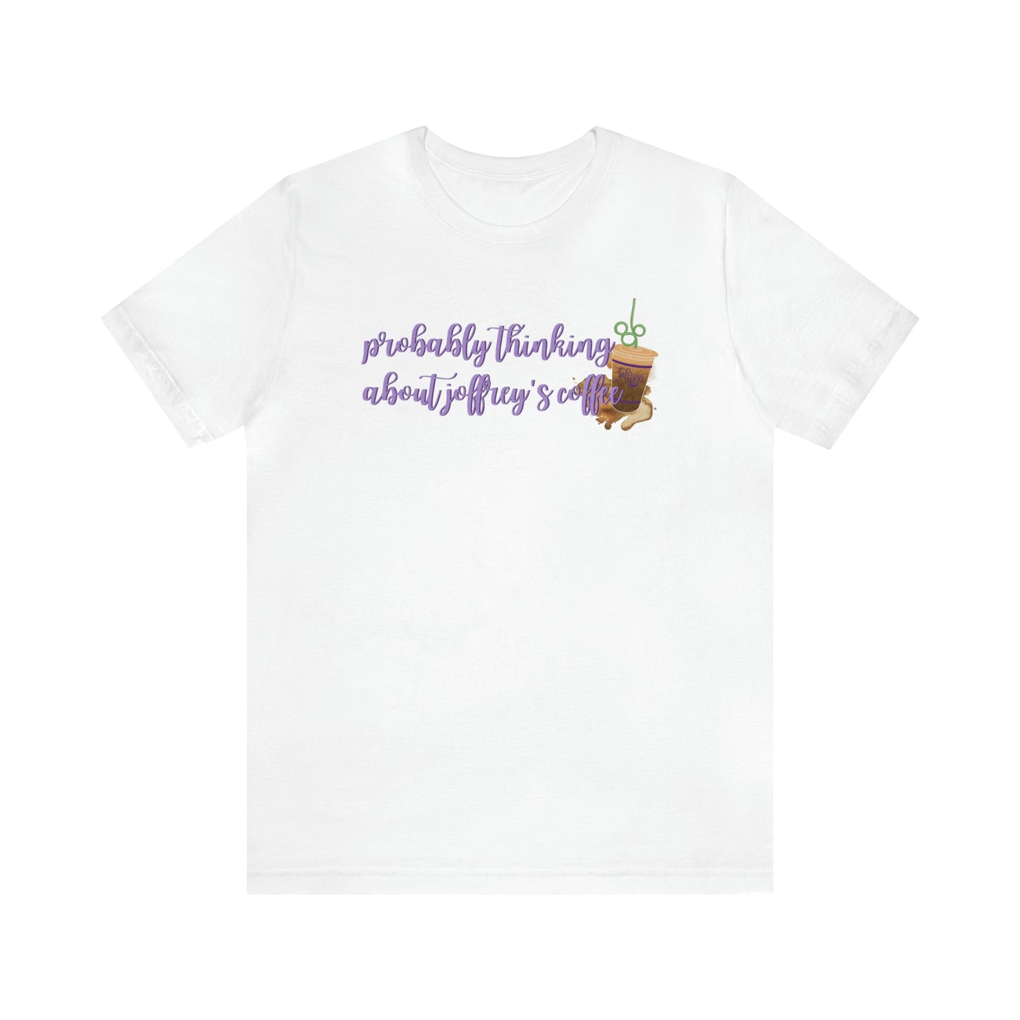 Thinking About Coffee Unisex Tee