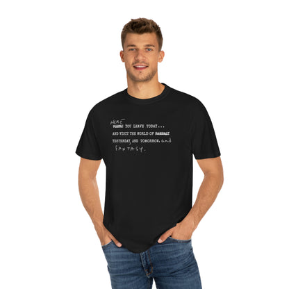 Entrance Plaque Comfort Colors Unisex Tee