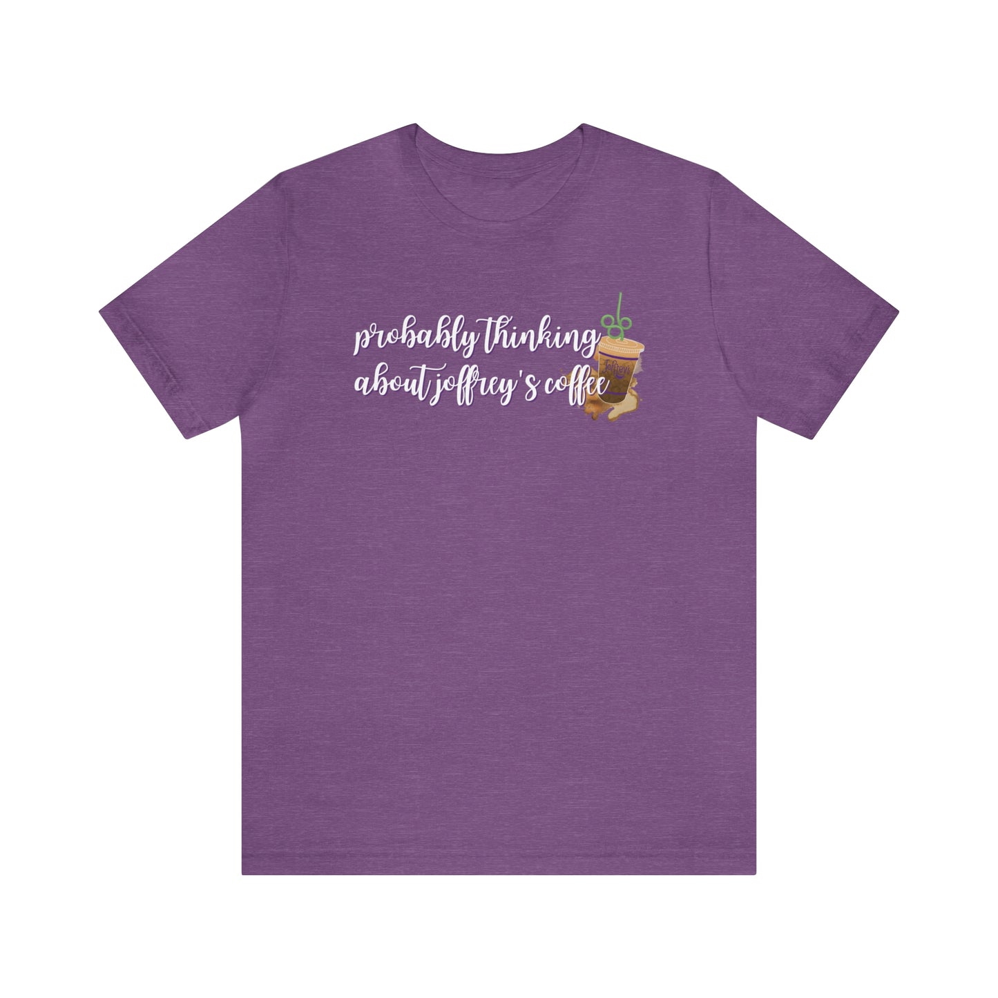 Thinking About Coffee Unisex Tee