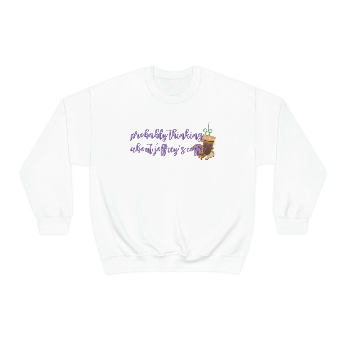 Thinking About Coffee Unisex Crewneck