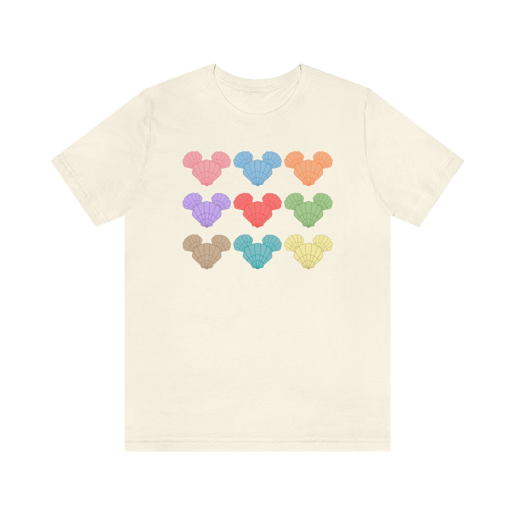 Colorful Seashells Unisex Sleeve Tee