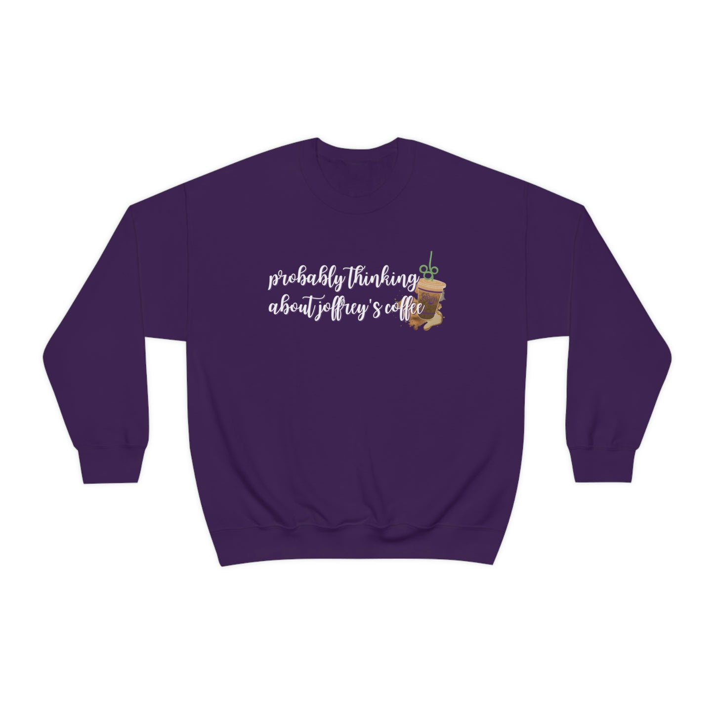 Thinking About Coffee Unisex Crewneck