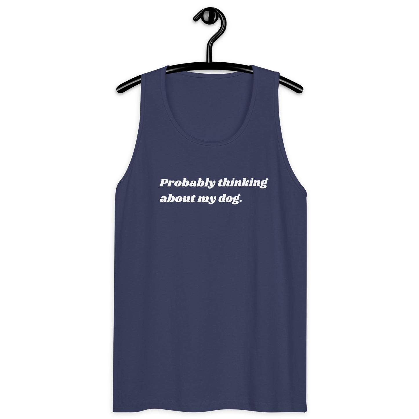 Thinking About My Dog Unisex Tank