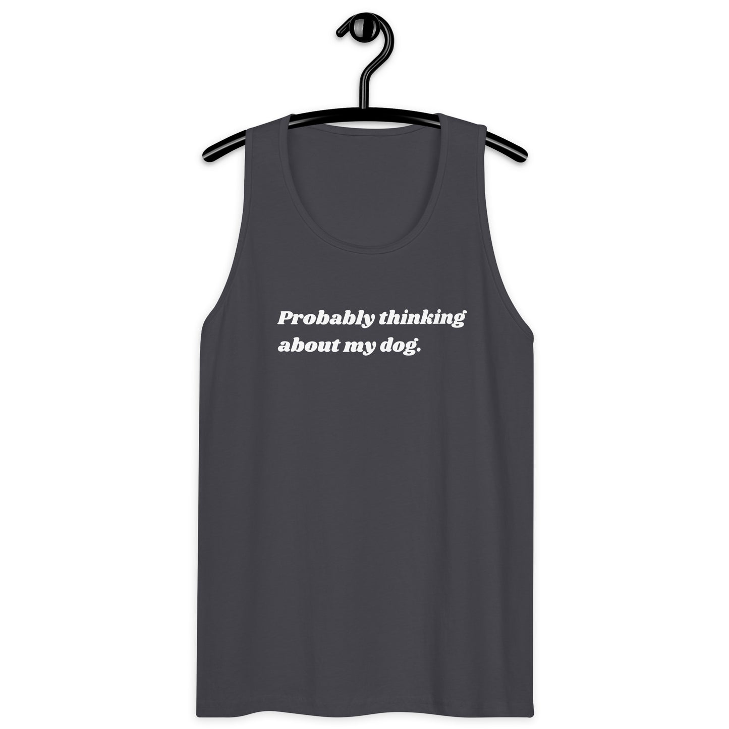 Thinking About My Dog Unisex Tank