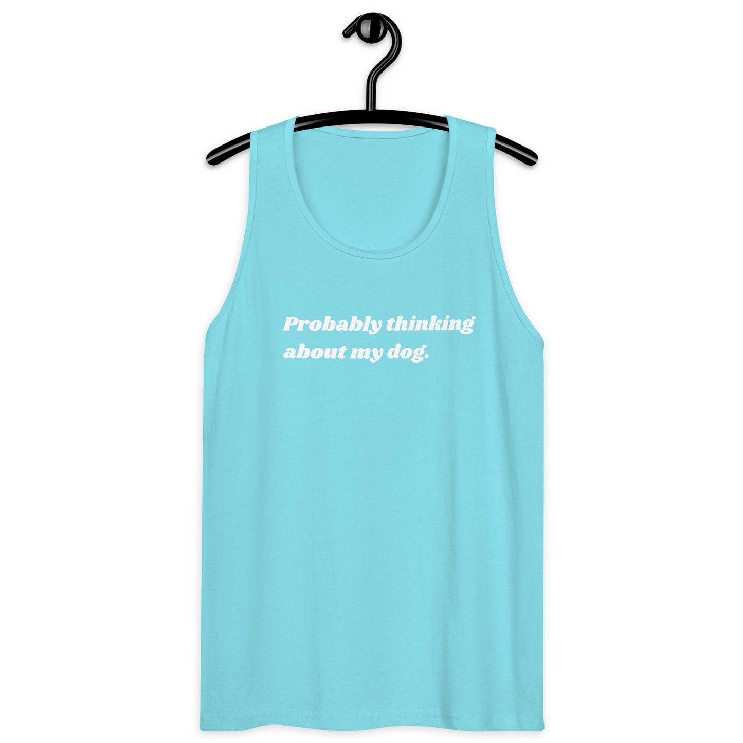 Thinking About My Dog Unisex Tank